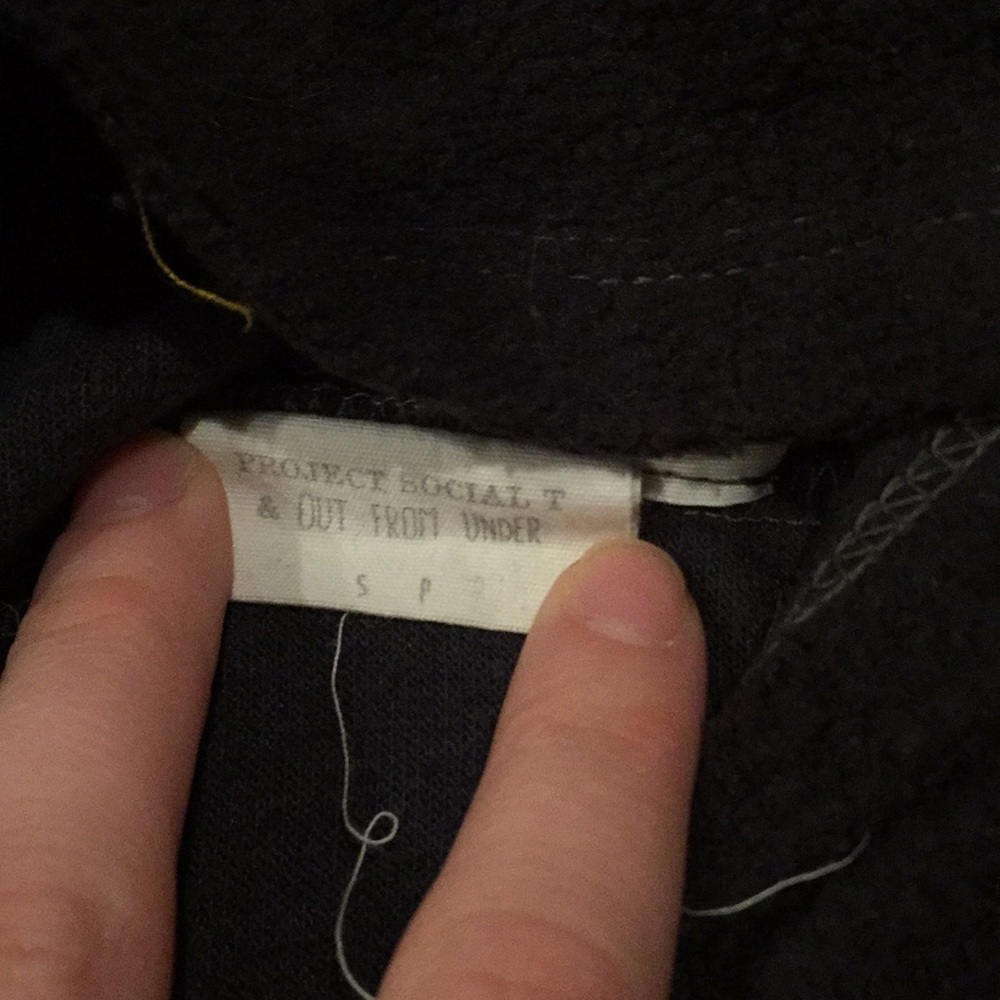 Never worn sweatshirt fuzzy material
